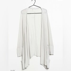 Club Monaco open lightweight grey  oversized Cardigan sweater wrap draped